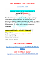 CS607 Important Topic Final Paper by VU Answer.pdf
